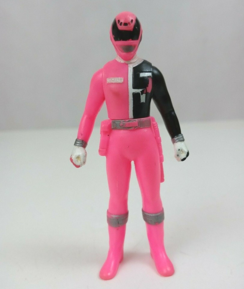 2004 Bandai Power Ranger Light Patrol SPD Pink Power Ranger 3.5&quot; Vinyl F... - $10.88