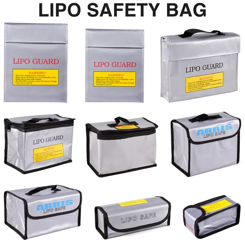 Fireproof Bag Lipo for RC Car Drone Batteries Lipo Bags Charging RC Battery Bag - £8.57 GBP+