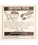 1967 Simichrome Polish Advertisement Competition Chemicals Iowa Vintage ... - $363.77 MXN
