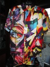 Robert Graham Grig Colorful Short Sleeve Shirt Size Medium NWTS image 3