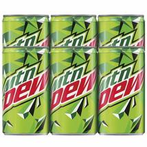 Mountain Dew Citrus Soda Pop, 7.5 oz, 12 Pack Mini Cans - £12.64 GBP