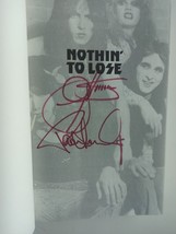 Signed by GENE SIMMONS PAUL STANLEY KISS &quot;Notjing to Loose&quot; 1st.ed. Book... - $158.35