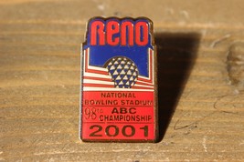 2001 RENO National Bowling ABC Championship Pin - $8.91