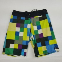 Quiksilver Cypher Series Men&#39;s Board Shorts Size 28 Multicolor D33 - $11.38