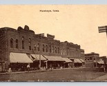 Main Street View Hawkeye Iowa IA Sepia DB Postcard N15 - $12.82