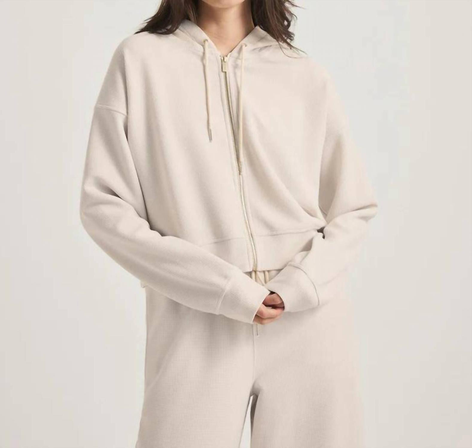 Splendid Waffle Scuba Zip-Up Pullover Size XS - $71.28