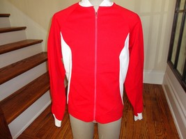 Vtg 70&#39;s Champion Products Inc Red Vikings HF Nylon Full Zip Warmup Jack... - $46.52