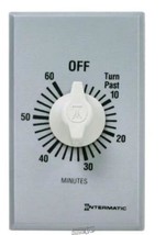 Intermatik-20 Amp 60-Minute Indoor In-Wall Spring Wound Timer, Gray SW60MK - £26.26 GBP