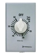 Intermatik-20 Amp 60-Minute Indoor In-Wall Spring Wound Timer, Gray SW60MK - £26.13 GBP