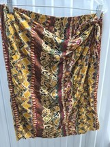 Tracy Evans Hawaii Aztec Tie Wrap Skirt Western Womens Size 18 Aloha Tribe Print - £19.23 GBP
