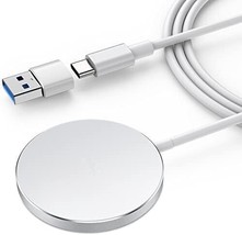 Wireless Magnetic Charger Aluminum Control Technology Fast Charging - £14.37 GBP