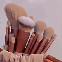 13-Piece Soft Makeup Brush Set for Flawless Cosmetics Application - $9.08+