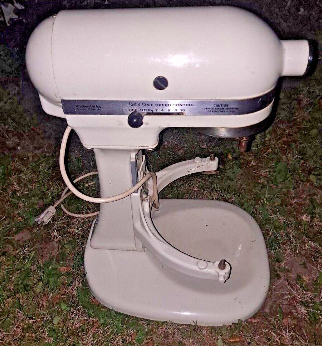 KitchenAid K5SS White Heavy Duty Series 5qt Lift Stand Mixer W Bowl