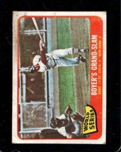 1965 Topps #135 World Series Game 4 Boyer&#39;s GRAND-SLAM Poor *X103177 - £1.92 GBP