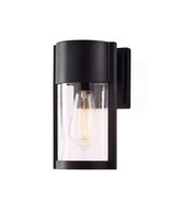 Hampton Bay Kempster5.5&quot; x 9.9&quot; 1-Light Matte Black Cylinder Wall Light ... - $444.68 MXN