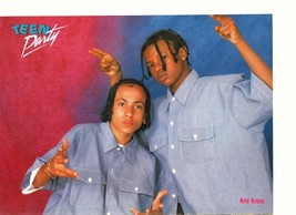 Kris Kross Mark Paul Gosseaar teen magazine pinup clipping Tutti Frutti ... - $3.50