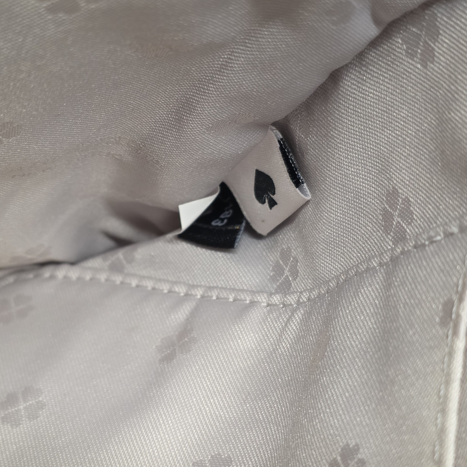 KATE SPADE Polly Double Gusset Medium Leather Crossbody Purse White Blue Item image 15