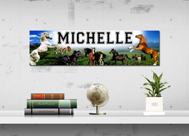 Horse - Personalized Name Poster, Customized Wall Art Banner, Frame Option - £14.38 GBP+