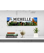 Horse - Personalized Name Poster, Customized Wall Art Banner, Frame Option - $18.00 - $46.00
