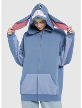 Disney Winnie The Pooh Eeyore Ears &amp; Tail Hoodie S - $49.99
