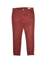 Rag &amp; Bone Skinny Corduroy Pants Womens 31 Red Clay Stretch 31x28 Made i... - £22.60 GBP