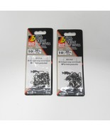 2 Packs South Bend Black Coast Lockfast Snap Swivels size 10 (8 per pack) - $9.52