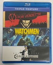 DC Comics Blu-ray Triple Pack V for Vendetta Watchmen and Constantine - $9.89