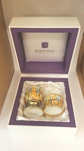 Elliot Hall Enamels - Teddies Eggcup &amp; Napkin ring - Eggcup 6cm, napkin ... - £306.99 GBP