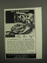 1953 Charles F. Orvis Fly Box Advertisement - New! For Fishermen - £14.78 GBP