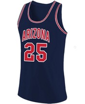 Steve Kerr Custom College Basketball Jersey Sewn Navy Blue Any Size image 4
