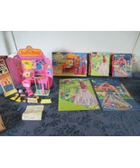 Lot Vintage Barbie California Dream Surf n&#39; Shop Playset &amp; Two 100 Piece... - £19.69 GBP