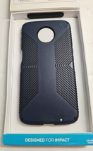 Speck Presidio Grip Rugged Case for Moto Z3 &amp; Z3 Play XT1929 Eclipse Blue Carbon - £7.09 GBP