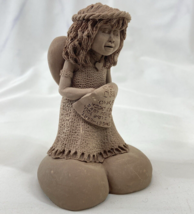 VTG Lil&#39; Sweet Heart&#39;s Small Native Sculpture TnT 1995 Angel Survey Adob... - $11.39