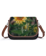 Mondxflaur Sunflowers Messenger Bag for Women PU Leather Crossbody Bag F... - $37.03 CAD