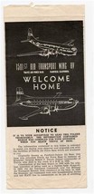 1501st Air Transport Wing HV Welcome Home Brochure Travis AFB C-97 C-124 - £37.89 GBP