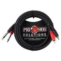 Pd-R1410 Dual Rca (Male) To Dual 1/4" Mono (Male) Cable, 10 Feet - £16.44 GBP