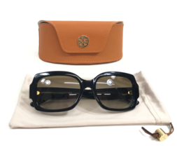 Tory Burch Sonnenbrille Ty7135 1709/13 Glänzend Schwarze Rahmen W / Brown - $79.18