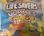 (2) Bags of Lifesavers Gummies Collisions 2 flavors in 1. 3.6 oz. BAGS - $13.84
