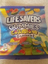 (2) Bags of Lifesavers Gummies Collisions 2 flavors in 1. 3.6 oz. BAGS - $13.84