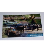 Disney World Postcard Animal Kingdom Kilimanjaro Safaris STAMPED Vintage... - $187.02 MXN