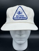 Vtg Trucker Hat Beltwide Cotton Conferences Foam Cap White Snapback Patc... - £12.91 GBP