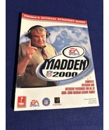 Madden 2000 Official Prima Strategy Game Guide - N64 PS1 John Madden - £24.87 GBP
