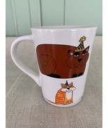 Cat Mug Signature PARTY CAT by Ursula Dodge Coffee Tea Ceramic Mug Kitty... - $277.96 MXN
