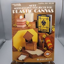 Vintage Plastic Canvas Patterns, More Needlepoint Projects, Leisure Arts... - $10.70