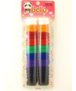 BELLO LARGE TERRY PONYTAIL HOLDERS - ASSORTED COLORS - 40 PCS. (60001) - $11.02 CAD