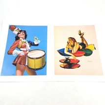 Vintage Pin Up Girl Art Prints Elvgren A Live Wire Wittrup Leading the P... - $34.54