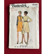 Vtg Butterick Pattern 6140 Dress &amp; Jacket Miss (petite) Sz 12 - €5,94 EUR
