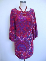 NWOT Trina Turk Kerry Shift Dress 10 Wineberry Signed Floral Print Purpl... - $68.00