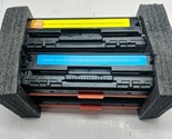 INK E-SALE 4 Reman Toner Cartridges fits 128A CE320A CE321A CE322A CE323... - $35.97