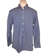 Dockers Battery Street Blue Check Plaid Long Sleeve Dress Shirt L Classi... - $352.01 MXN